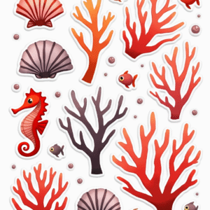 Sea Life  - Sticker Sheet v5